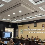 Kantor Sekretariat DPRD Balangan di Kalimantan Selatan