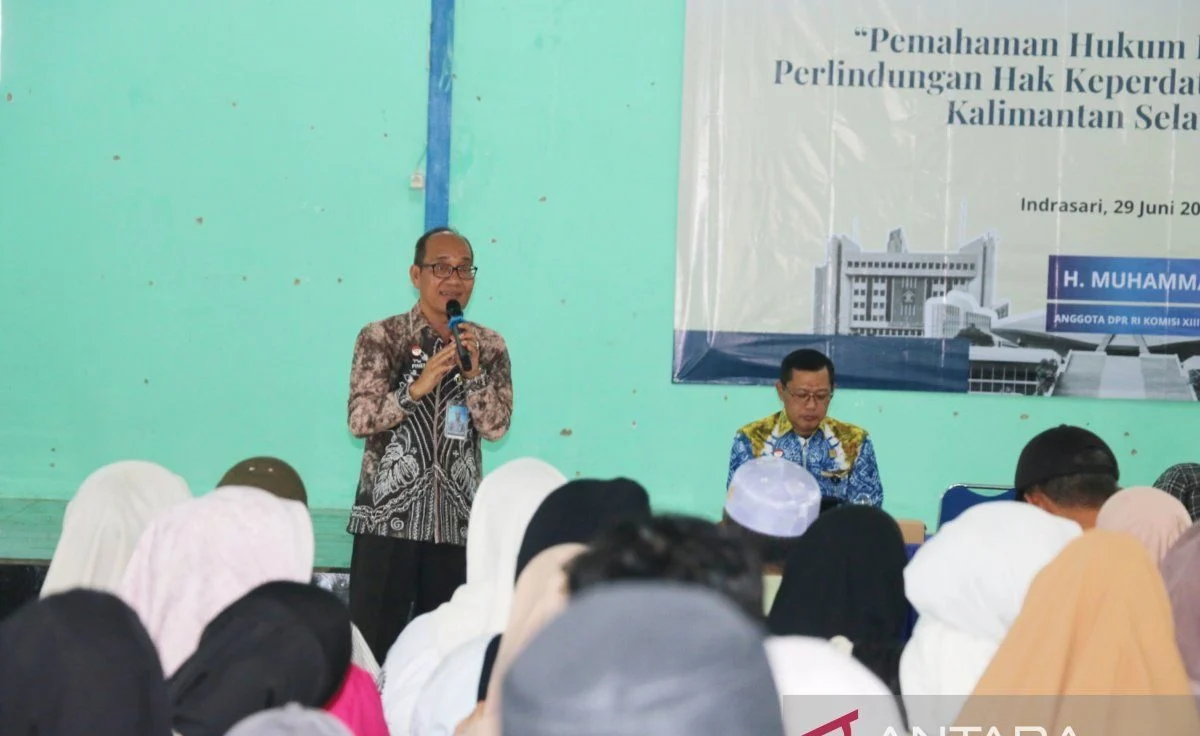 Kegiatan Forum Komunikasi Layanan Hukum Kemenkumham dan Komisi XIII DPR RI di Kabupaten Banjar.