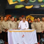 Pengukuhan pengurus baru FPTI Kota Banjarmasin periode 2026-2030 di kawasan GOR Hasanuddin HM