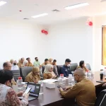 Pertemuan diseminasi policy brief percepatan penurunan stunting oleh Dinkes Kalsel dan ULM di Banjarbaru.