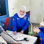 Posko rumah oksigen yang didirikan oleh Dinas Kesehatan Kalimantan Selatan untuk warga terdampak kabut asap