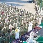 Prajurit TNI Korem 101/Antasari melaksanakan Salat Istisqa di Banjarmasin