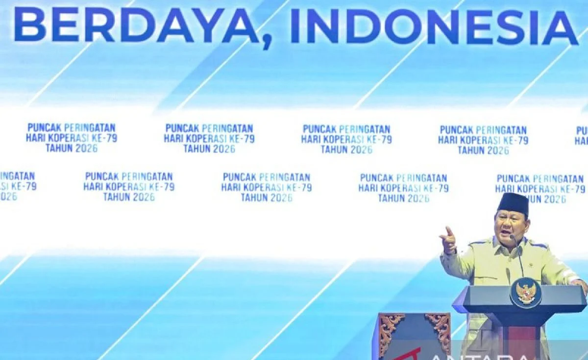Presiden Prabowo Subianto saat memberikan sambutan mengenai target produksi bensin dari tanaman