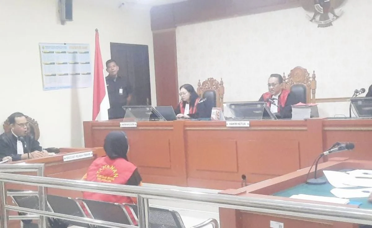 Sidang kasus penggelapan uang PT Panggang Lestari Jaya di Pengadilan Negeri Banjarmasin