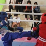Wali Kota Banjarmasin H. Muhammad Yamin HR saat membuka Kejuaraan Kick Boxing Wali Kota Cup 2026 di Wisma Kartika Antasari.
