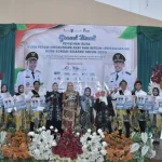 Bupati Hulu Sungai Selatan menghadiri Grand Final Pemilihan Duta Pepelingasih di Gedung Pramuka Kandangan.