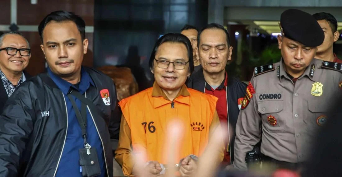 Gedung Merah Putih KPK tempat penahanan mantan Sekjen MPR Ma'ruf Cahyono