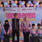 Kepala Dinas Sosial Kalimantan Selatan M. Farhanie memberikan sambutan dalam acara Sehari Bersama Anak 2026 di Banjarbaru.