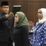 Ketua Mahkamah Konstitusi Suhartoyo memimpin sidang pengujian materiil UU Guru dan Dosen