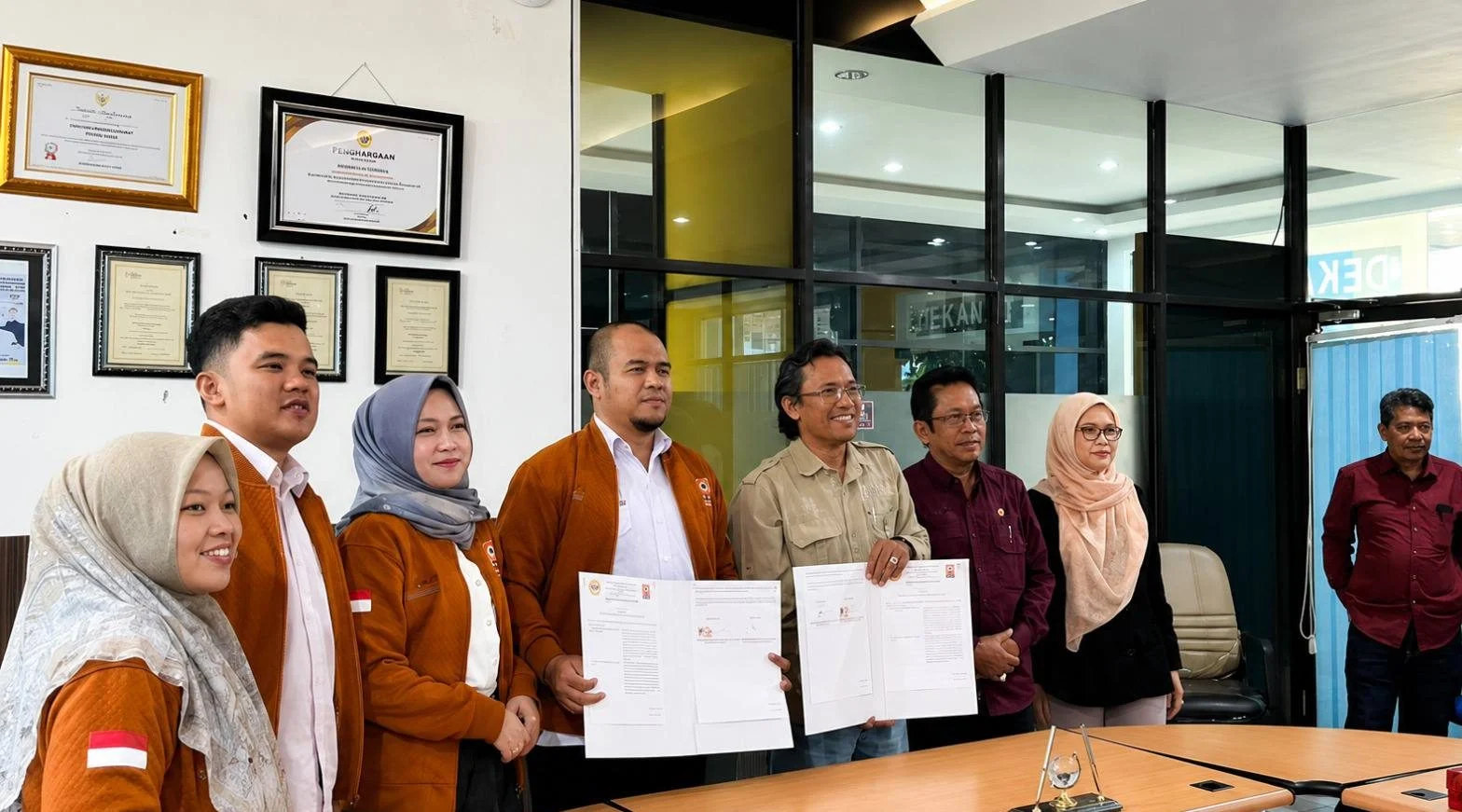 Penandatanganan Nota Kesepahaman MoU antara FIM PII Kalsel dan ULM