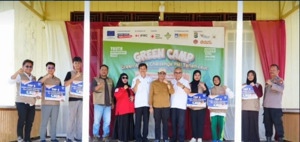 Penutupan Green Camp PMI Tanah Laut di Villa Arissa Bajuin