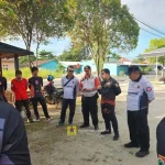 Petugas Tagana dan Dinsos Kalsel bersiap menghadapi potensi kebakaran hutan dan lahan.