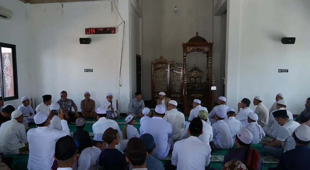 Prosesi peresmian Masjid Jami Ba’alawi Mahatama oleh Wali Kota Banjarmasin