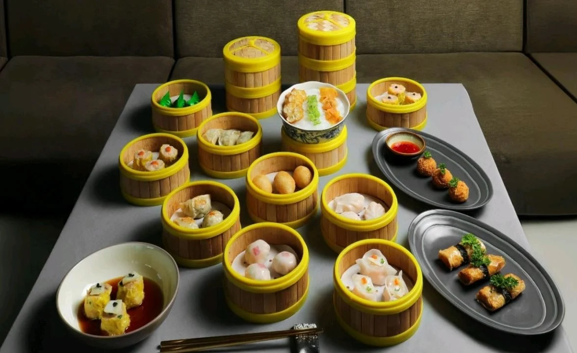 Sajian dimsum hangat di Lotus Restaurant FUGO Hotel Banjarmasin