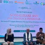 Sosialisasi ASN pra pensiun oleh Pemkab Kotabaru bersama BSI dan PT Taspen