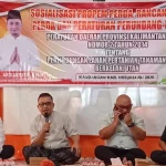 Sosialisasi perlindungan lahan pertanian pangan berkelanjutan oleh DPRD Kalsel di Kandangan, Hulu Sungai Selatan.