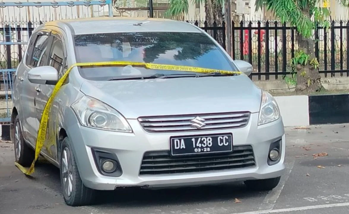 Suasana kantor Satlantas Polresta Banjarmasin tempat penyidikan kasus kecelakaan berlangsung