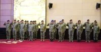 Upacara kenaikan pangkat perwira tinggi TNI di Mabes TNI Cilangkap