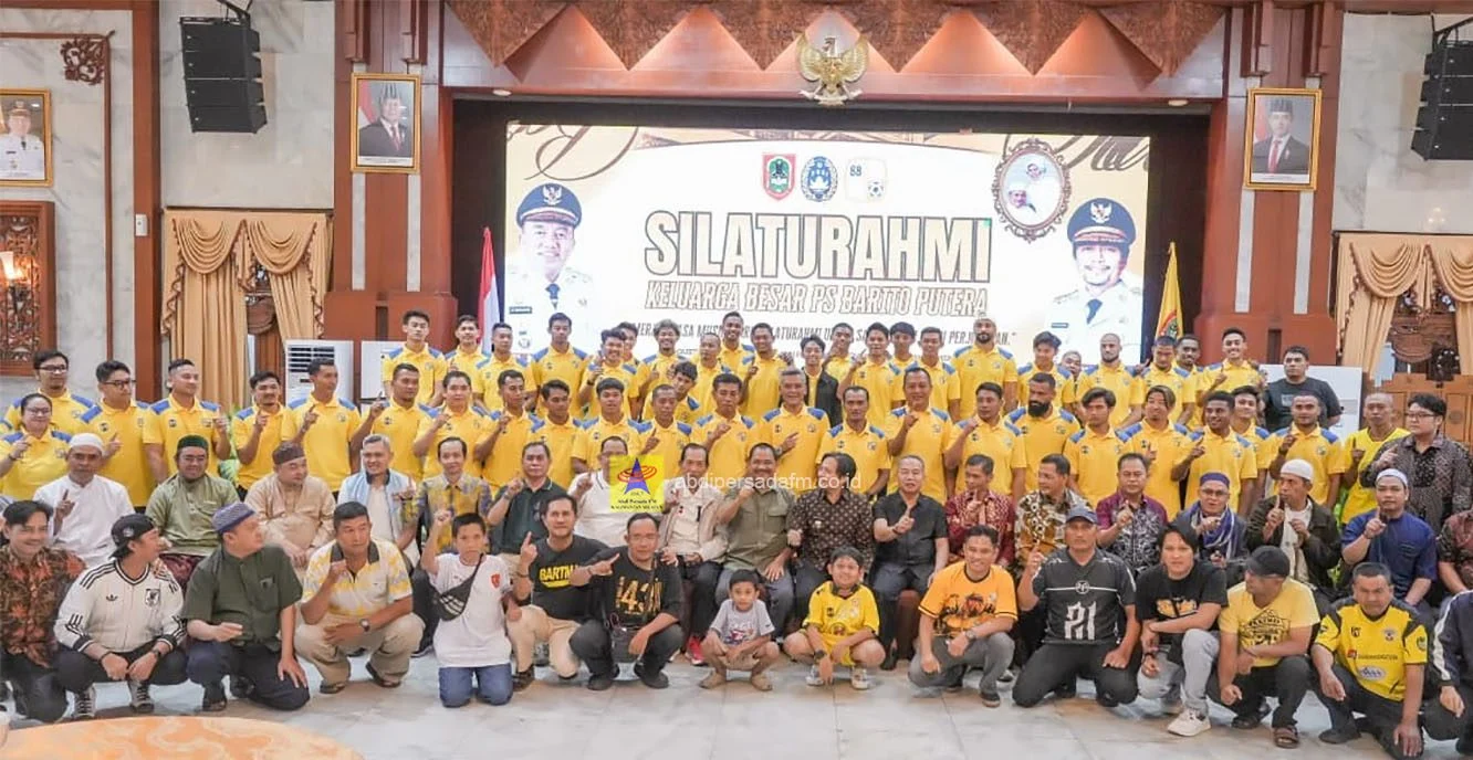 Ketua DPRD Kalsel Supian HK menghadiri acara silaturahmi PS Barito Putera