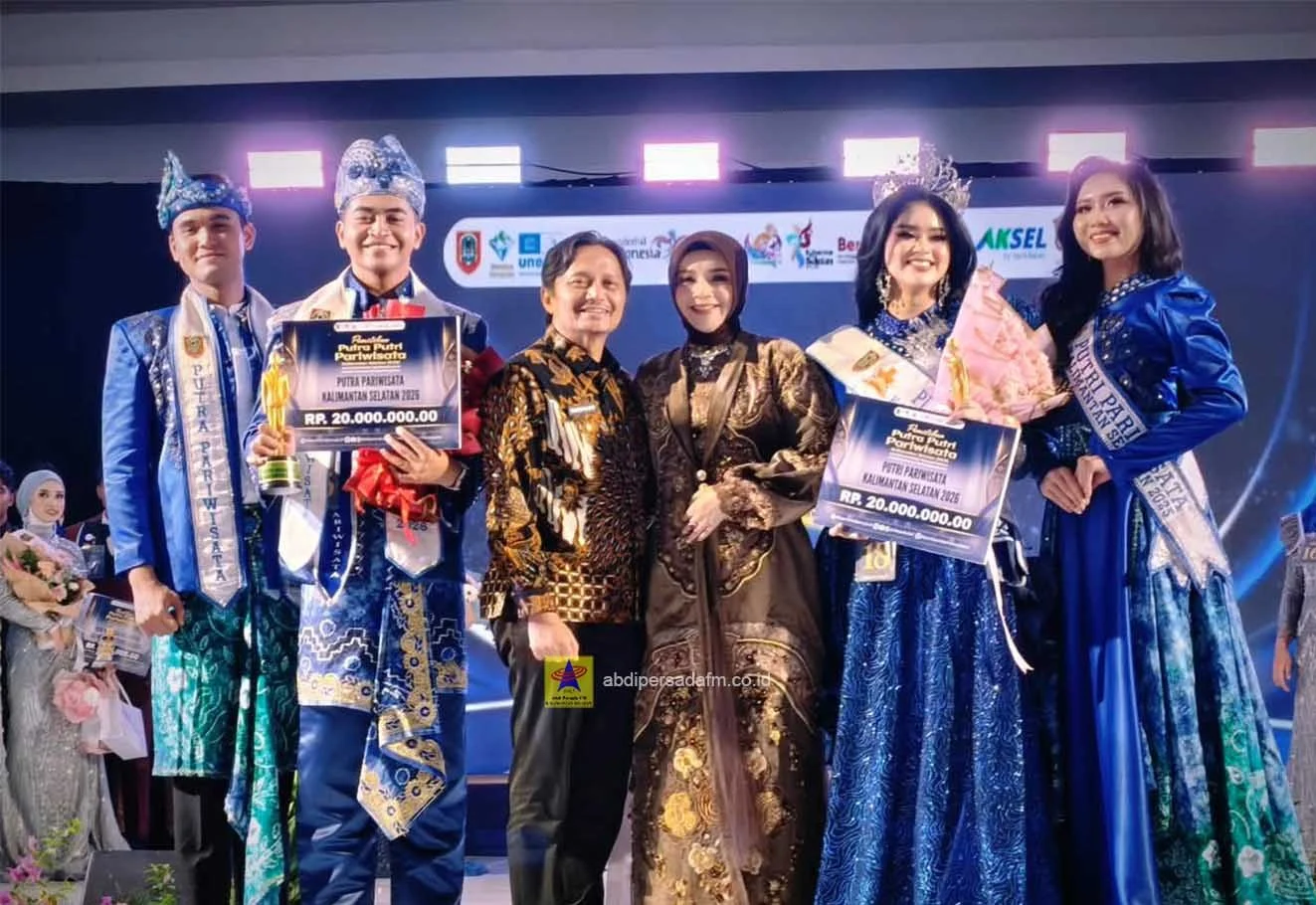 Malam Grand Final Pemilihan Putra-Putri Pariwisata Kalimantan Selatan 2026 di Banjarmasin