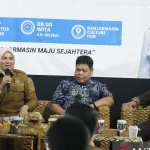 Wakil Wali Kota Banjarmasin Hj Ananda saat menyosialisasikan Perda Kepemudaan di Banjarmasin Culture Hub.