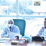 Anggota Komisi III DPRD Kalsel melakukan koordinasi pengawasan kendaraan ODOL di UPPKB Anjir Serapat.