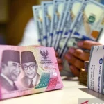 Ilustrasi pergerakan grafik nilai tukar rupiah terhadap dolar di tengah gejolak komoditas energi dunia