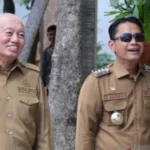 Ilustrasi proyek infrastruktur air atau lahan cadangan air di Banjarmasin