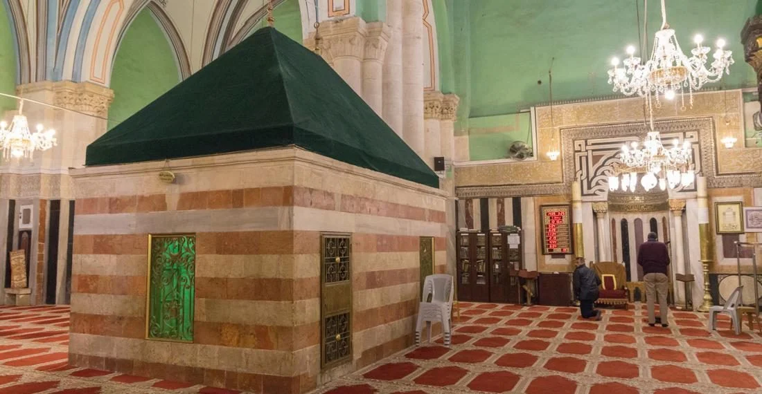 Kondisi sekitar kawasan Masjid Ibrahimi di Kota Tua Hebron