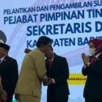 Pelantikan Sekretaris Daerah Kabupaten Barito Kuala