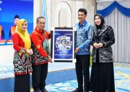 Bupati Banjar Saidi Mansyur saat menghadiri acara pisah sambut Ketua PN Martapura.