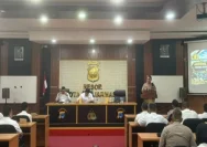 Kegiatan asistensi monitoring dan evaluasi Indeks Penegakan Hukum Polresta Banjarmasin bersama Bareskrim Polri.