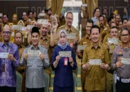 Peluncuran Gebyar Panutan Pajak Kendaraan Bermotor PKB 2026 di Aula Gawi Sabarataan Banjarbaru