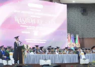 Rektor ULM Prof Ahmad Alim Bachri pada Wisuda ke-133 di Banjarbaru