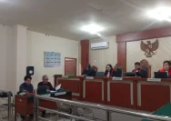 Suasana persidangan sengketa kepengurusan PMI di Pengadilan Negeri Banjarmasin