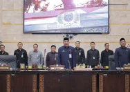 Suasana Rapat Paripurna DPRD Provinsi Kalimantan Selatan di Banjarmasin